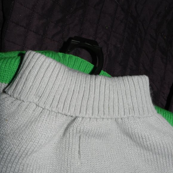 Dogs Sweater Green/Grey Lightweight warm cosy sweater American Kennel Club L New - Picture 4 of 10